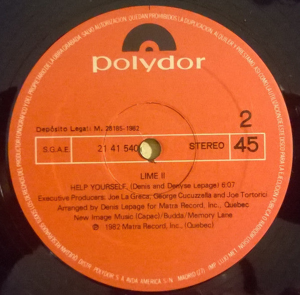 Lime II – Babe, We're Gonna Love Tonite = Babe, Vamos A Hacer El Amor Esta Noche (NM, FUNDA VG+)