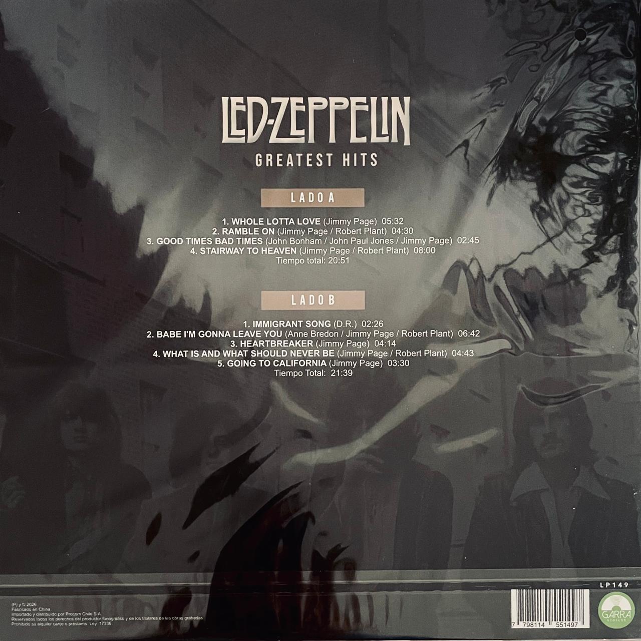 Led Zeppelin – Greatest Hits (NUEVO, SELLADO)