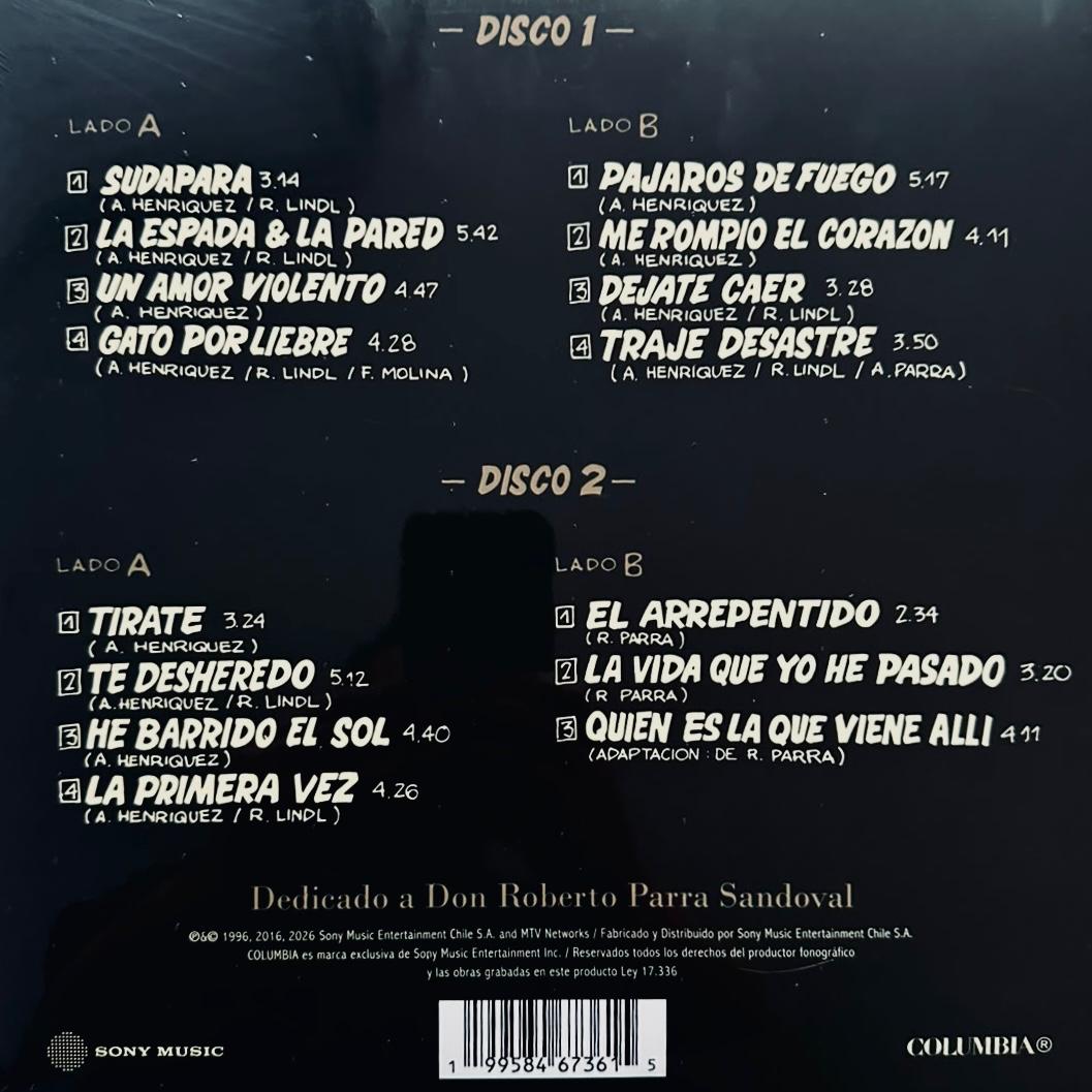Los Tres – Unplugged / EDICIÓN ANIVERSARIO - DISCO COLOR / DISCO DOBLE (NUEVO, SELLADO)