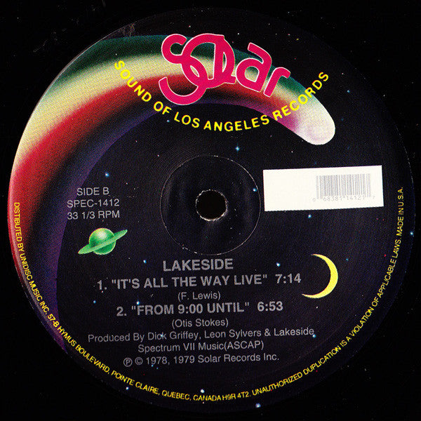 Lakeside – Fantastic Voyage / It's All The Way Live / From 9:00 Until (NM) BOX18