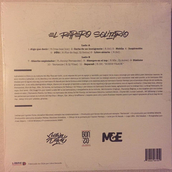 Lenwa Dura – El Rapero Solitario (NUEVO, SELLADO)
