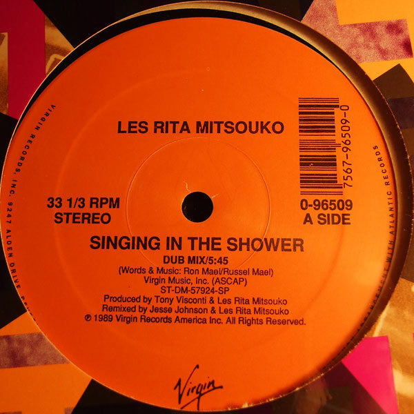 Les Rita Mitsouko And Sparks – Singing In The Shower (NM, Funda Generic de Sello) Box28