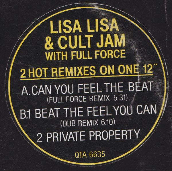 Lisa Lisa And Cult Jam With Full Force – Can You Feel The Beat (Full Force Remix) (EX) BOX3