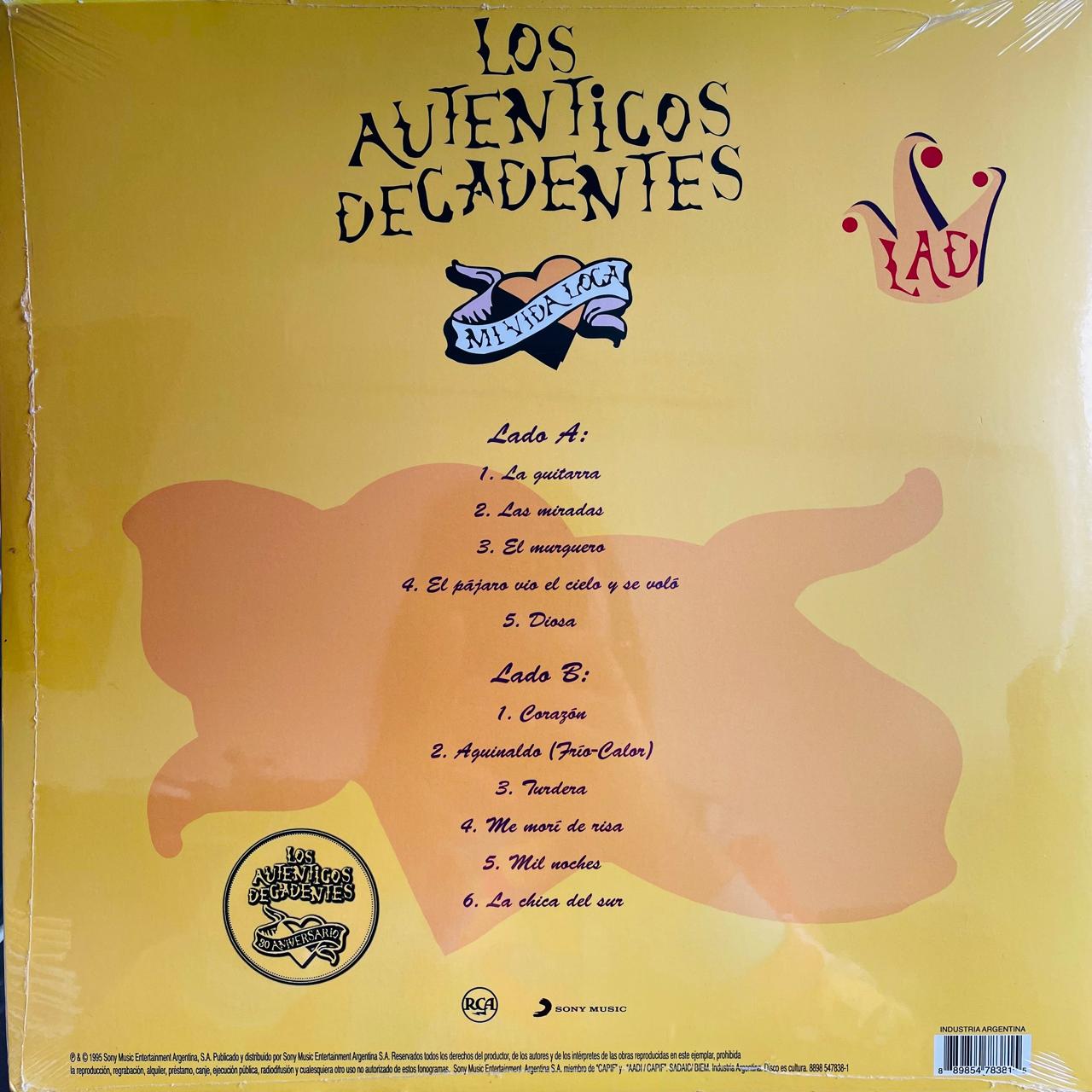 Los Auténticos Decadentes – Mi Vida Loca (NUEVO, SELLADO)