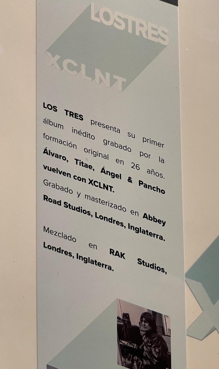 Los Tres – XCLNT (NUEVO, SELLADO)