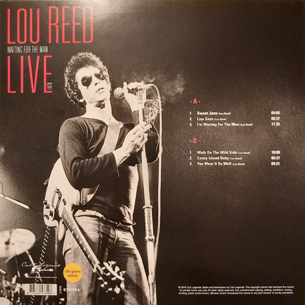 Lou Reed – Waiting For The Man (Live 1976) (NUEVO, SELLADO) BOXV55