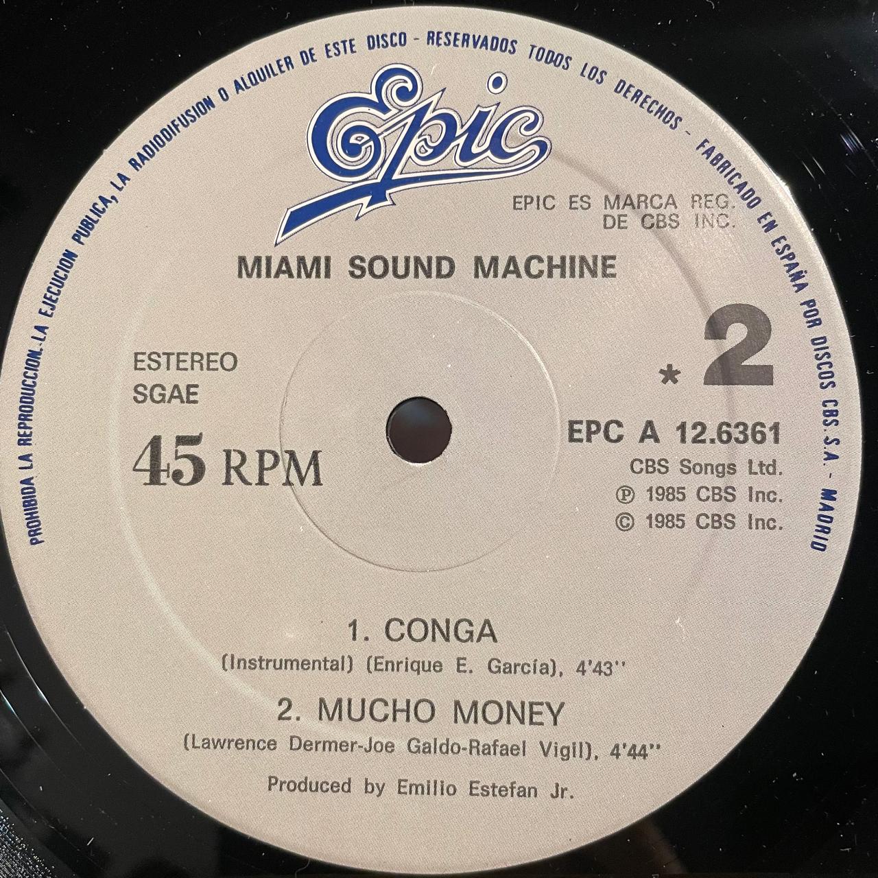 Miami Sound Machine – Conga! (NM, FUNDA VG+)