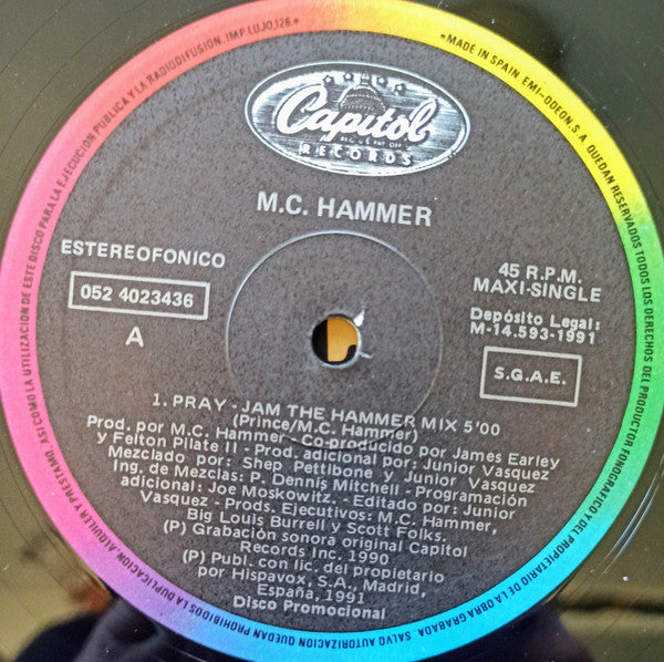 MC Hammer – Pray (NM, FUNDA VG+) BOX6