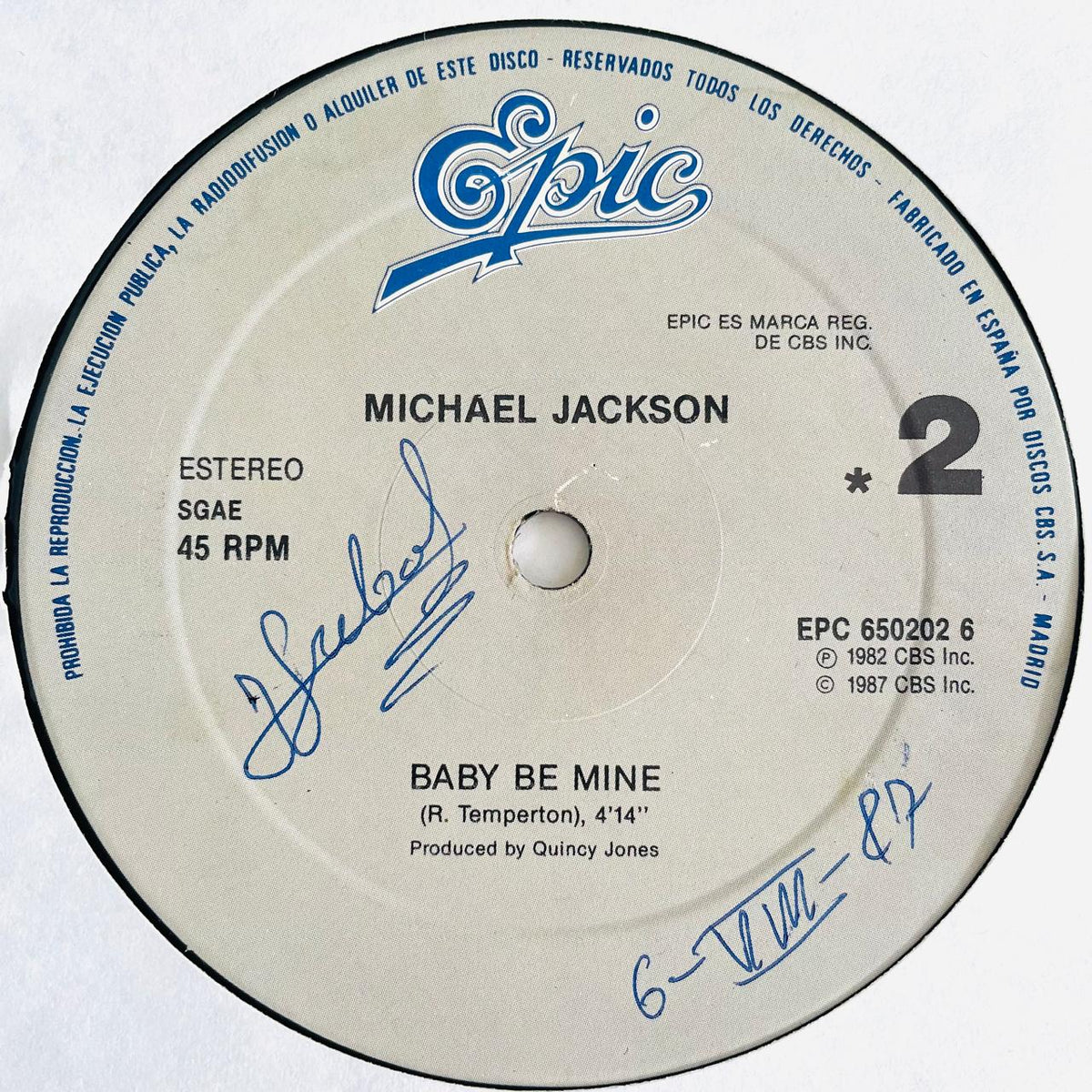 Michael Jackson – I Just Can't Stop Loving You (EX) BOX32