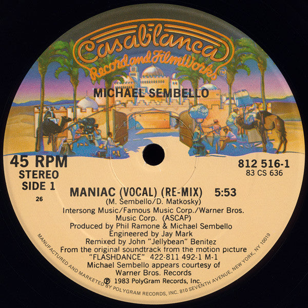 Michael Sembello – Maniac (NM, FUNDA VG+) BOX18