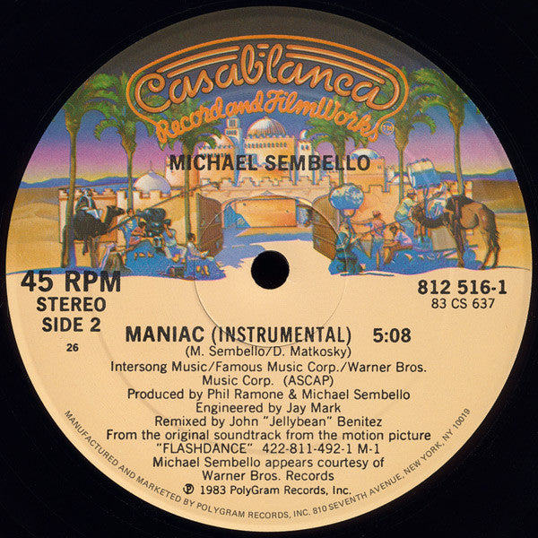 Michael Sembello – Maniac (NM, FUNDA VG+) BOX18