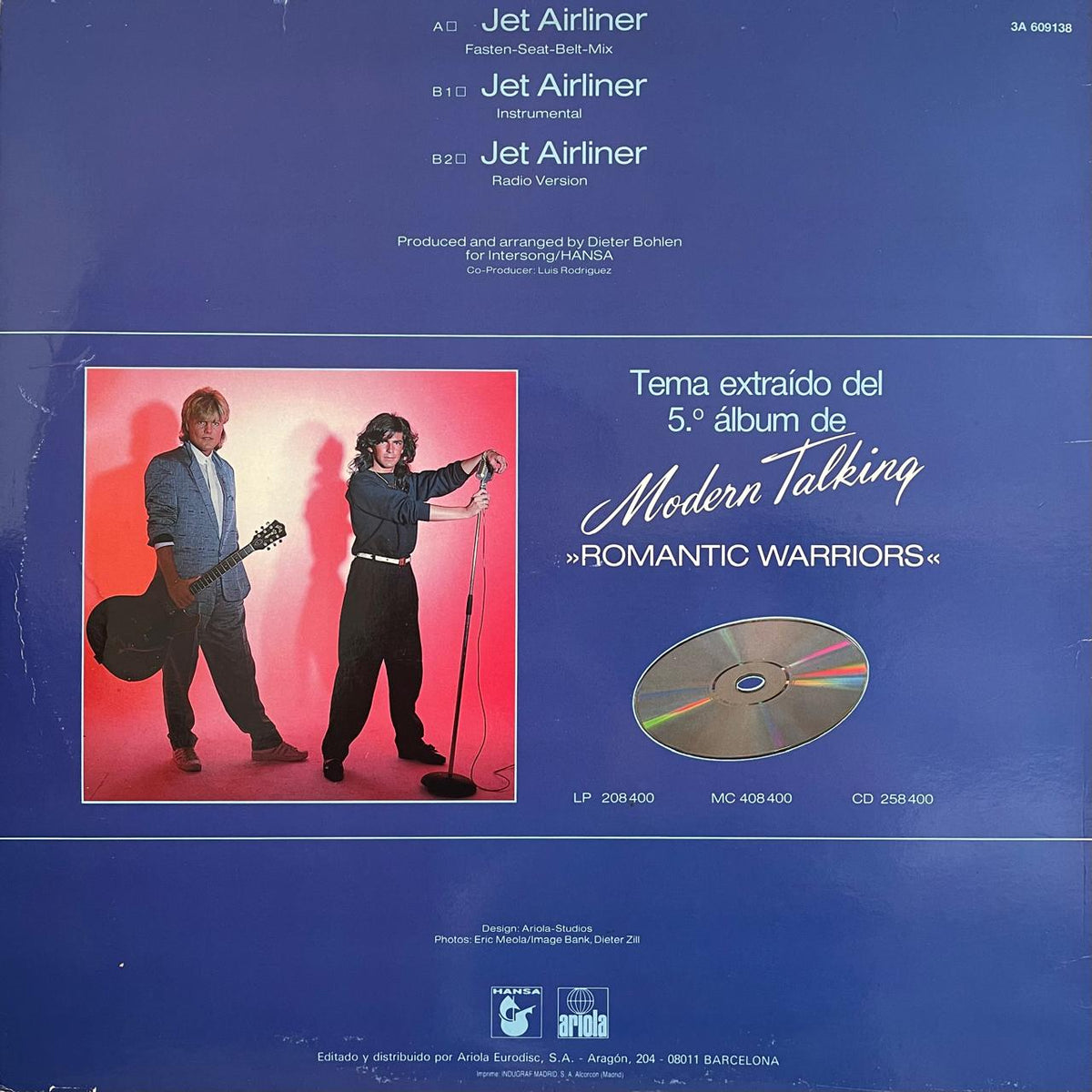 Modern Talking – Jet Airliner (VG+) BOX32