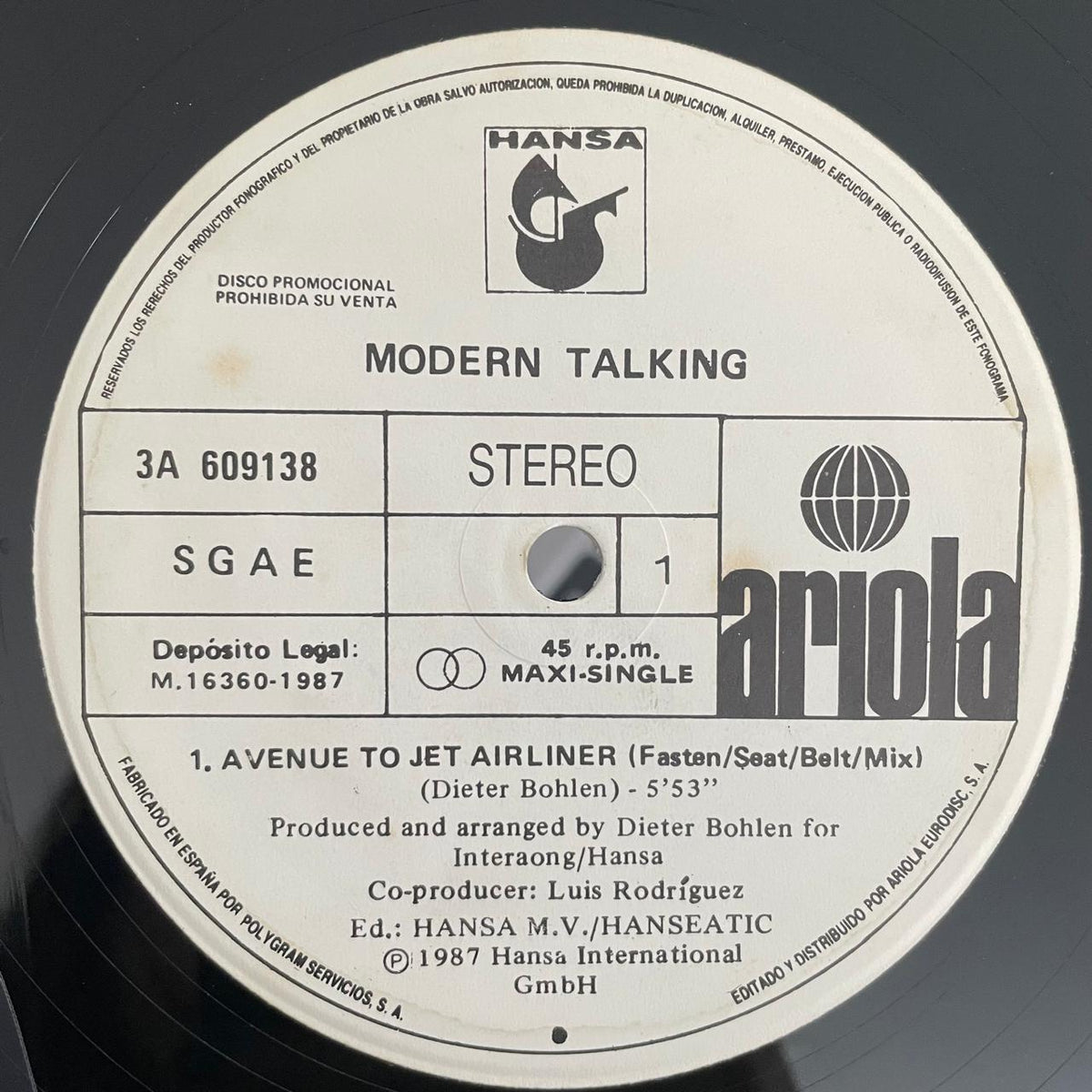 Modern Talking – Jet Airliner (VG+) BOX32