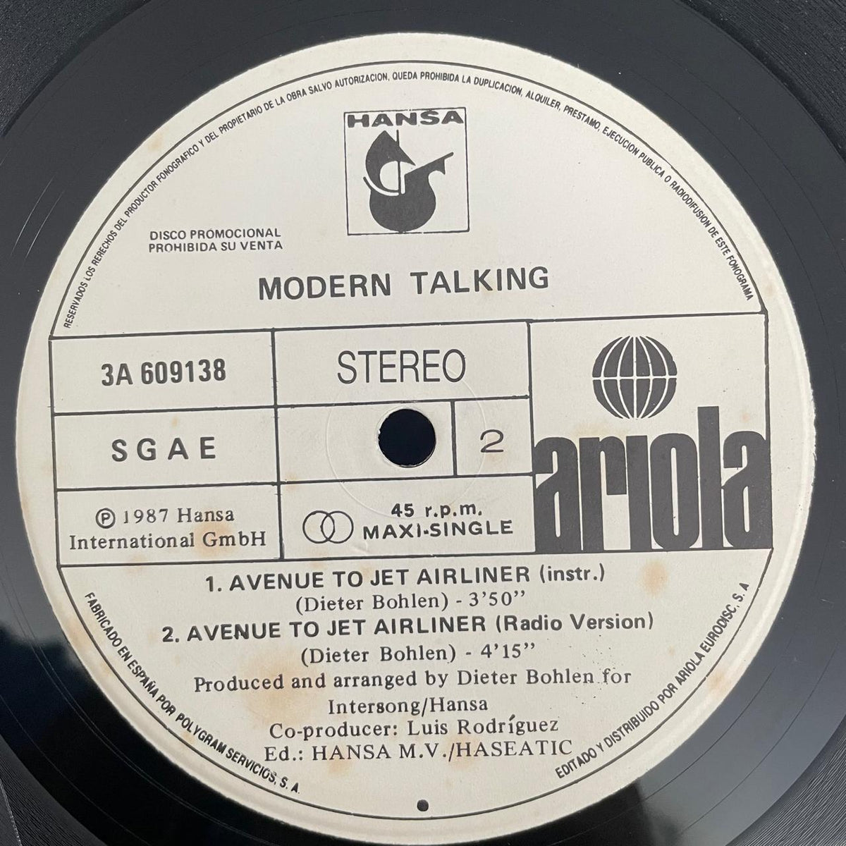 Modern Talking – Jet Airliner (VG+) BOX32