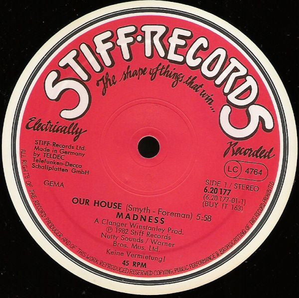 Madness – Our House (NM, FUNDA VG+)
