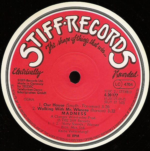 Madness – Our House (NM, FUNDA VG+)