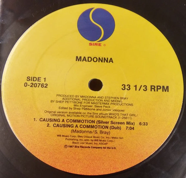 Madonna – Causing A Commotion (NM ) BOX19