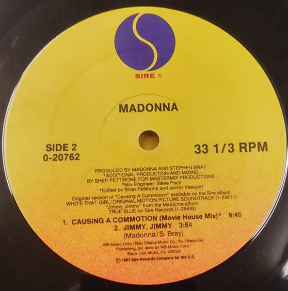 Madonna – Causing A Commotion (NM ) BOX19