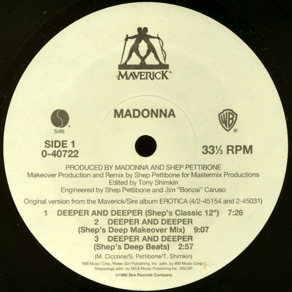 Madonna – Deeper And Deeper (NM)