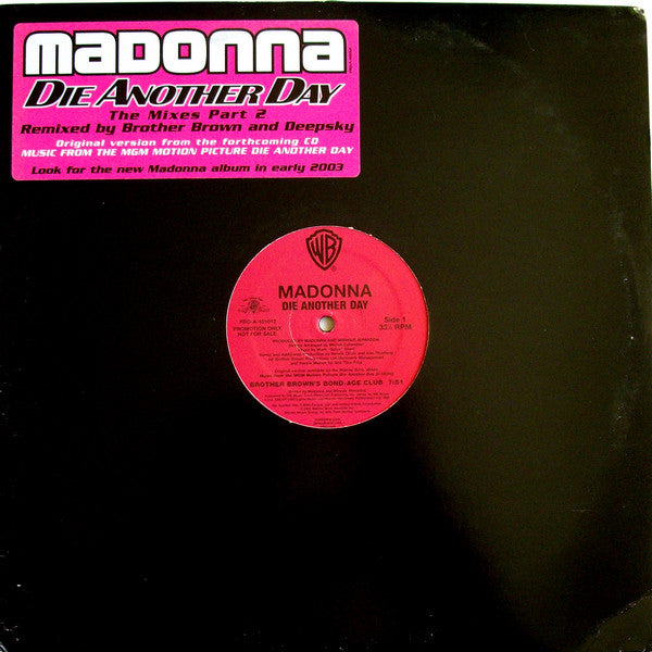 Madonna – Die Another Day (The Mixes Part 2) (NM, Funda VG+) Box35