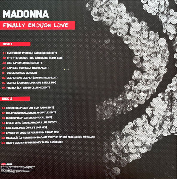 Madonna – Finally Enough Love / DISCO DOBLE (NUEVO, SELLADO) BOXV54