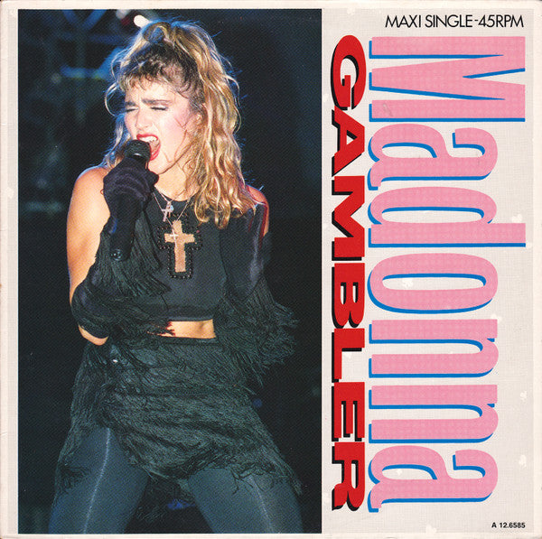 Madonna – Gambler (EX, FUNDA VG+) BOX29