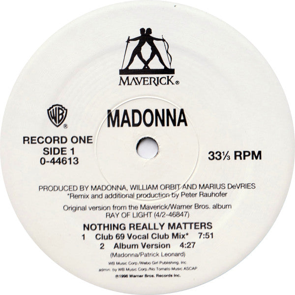 Madonna – Nothing Really Matters / DISCO DOBLE (EX) BOX11