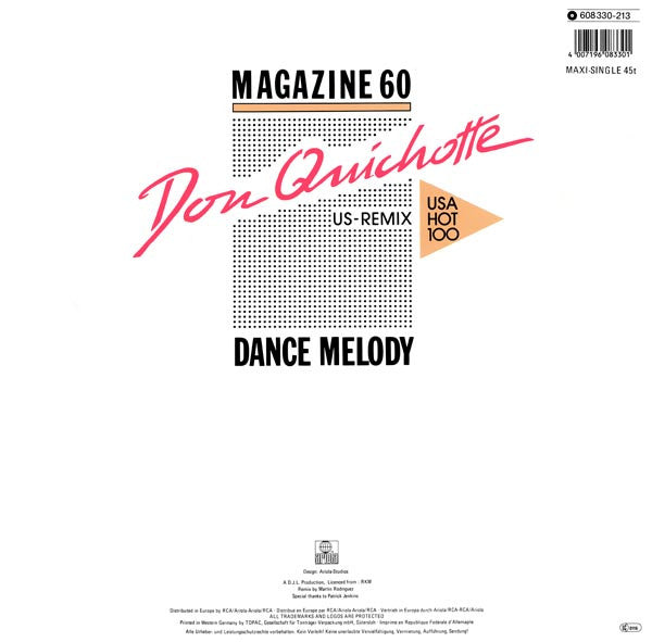 Magazine 60 – Don Quichotte (US-Remix) (NM, FUNDA EX) BOX24