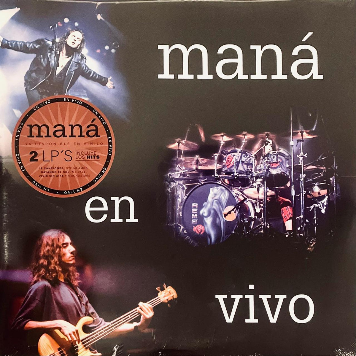 Maná – Maná En Vivo / DISCO DOBLE (NUEVO, SELLADO)