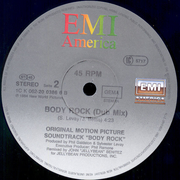 Maria Vidal – Body Rock (Special Long Version) (NM, FUNDA EX)