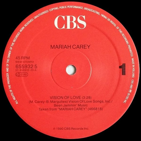 Mariah Carey – Vision Of Love (NM)