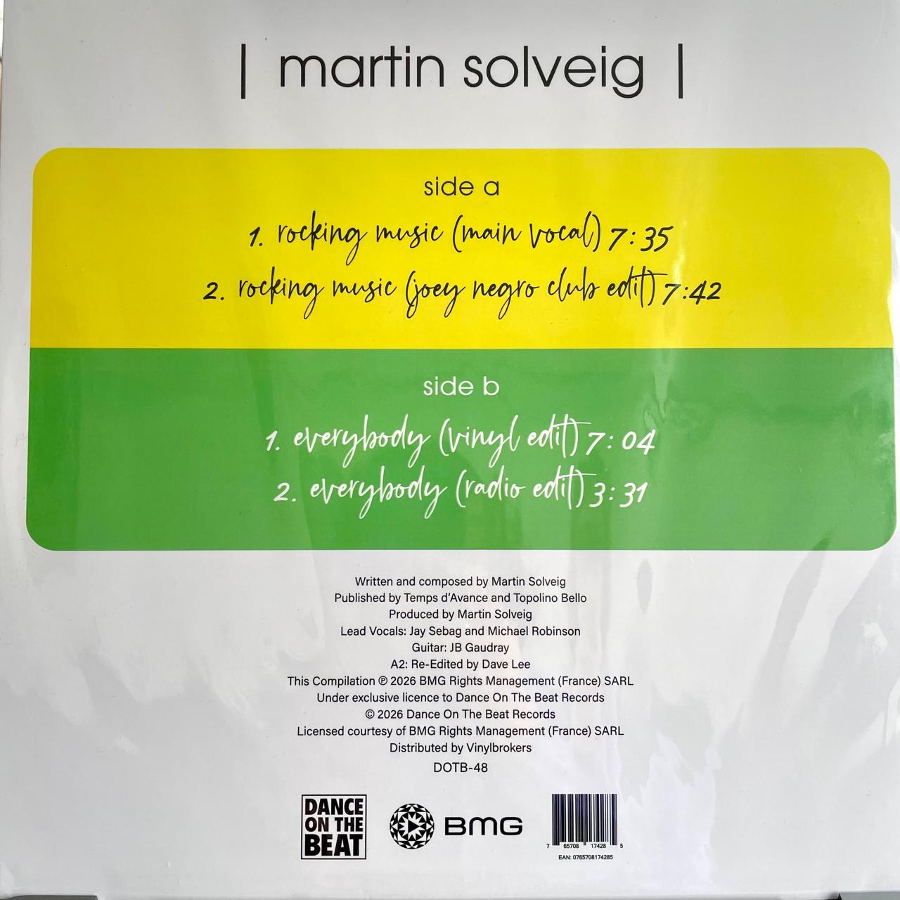 Martin Solveig – Rocking Music / Everybody (NUEVO, NO SELLADO) BOX34