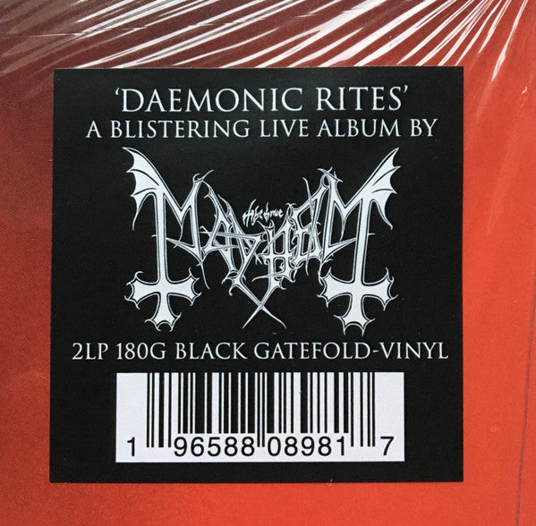 Mayhem – Daemonic Rites / DISCO DOBLE (NUEVO, SELLADO) BOXV35