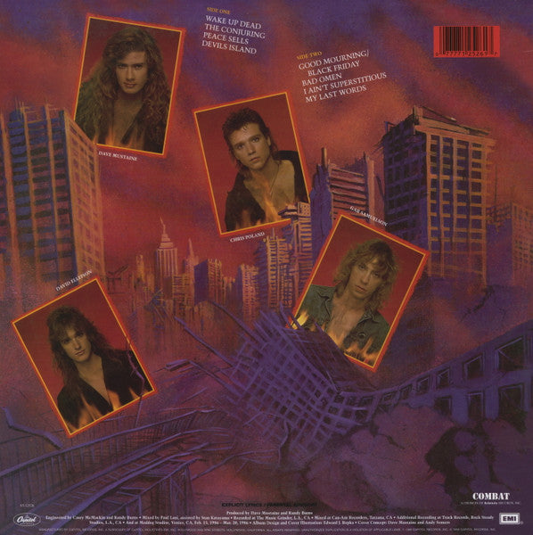 Megadeth – Peace Sells... But Who's Buying? (NUEVO, SELLADO) BOXV35