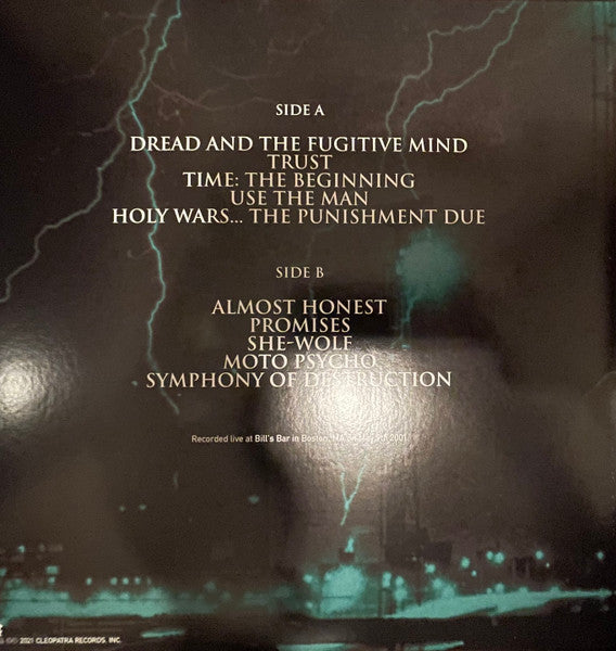 Megadeth – Unplugged In Boston - Limited Edition Coke Bottle Clear Vinyl (NUEVO, SELLADO) BOXV34