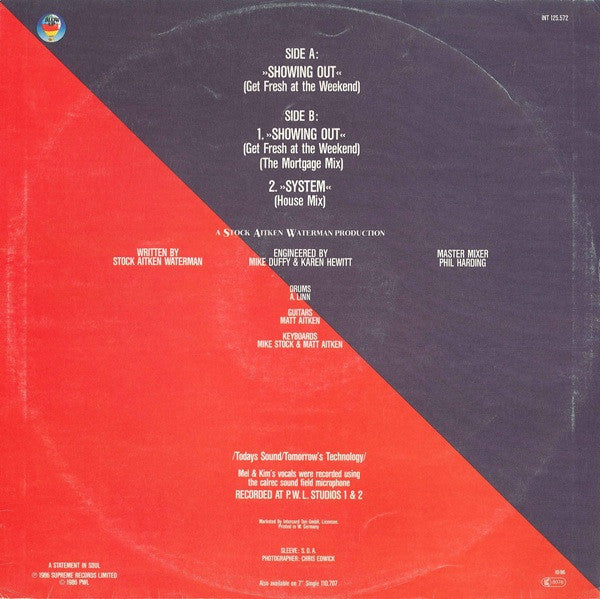 Mel & Kim – Showing Out (EX, FUNDA VG+)