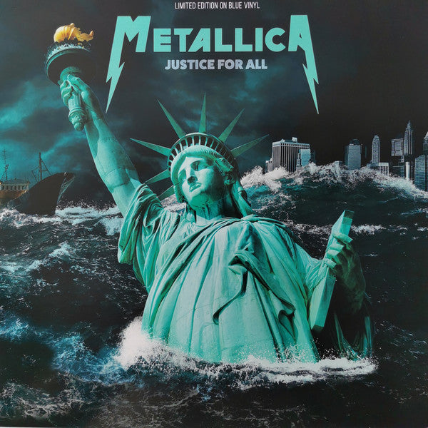 Metallica – Justice For All - Limited Edition Blue Vinyl (NUEVO, SELLADO) BOXV10