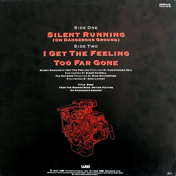 Mike & The Mechanics – Silent Running (On Dangerous Ground) (NM)