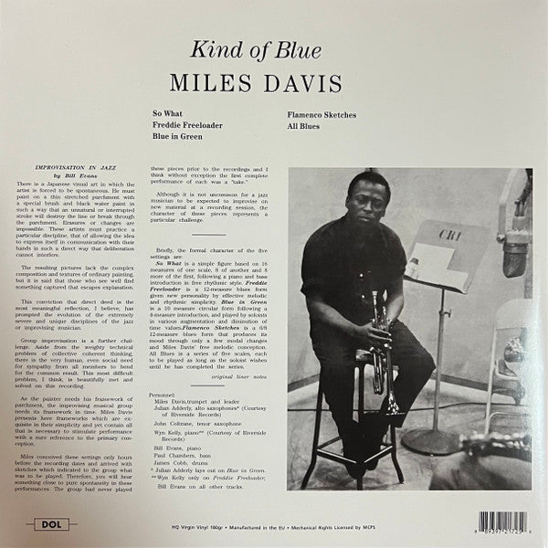 Miles Davis – Kind Of Blue / DELUXE GATEFOLD EDITION (NUEVO, SELLADO) BOXV53