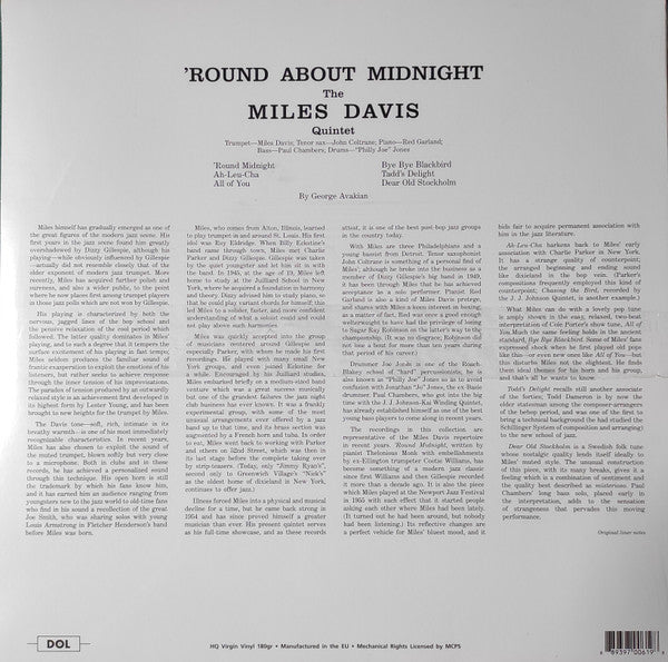 Miles Davis – 'Round About Midnight (NUEVO, SELLADO) BOXV51