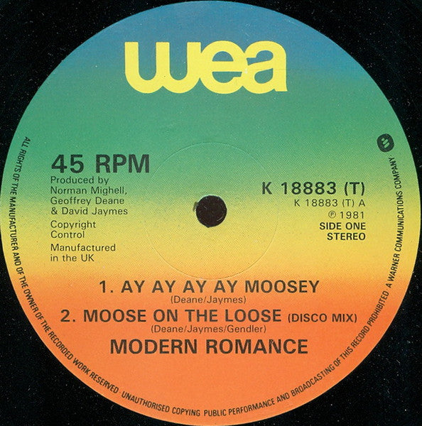 Modern Romance – Ay Ay Ay Ay Moosey (NM, FUNDA VG+) BOX3