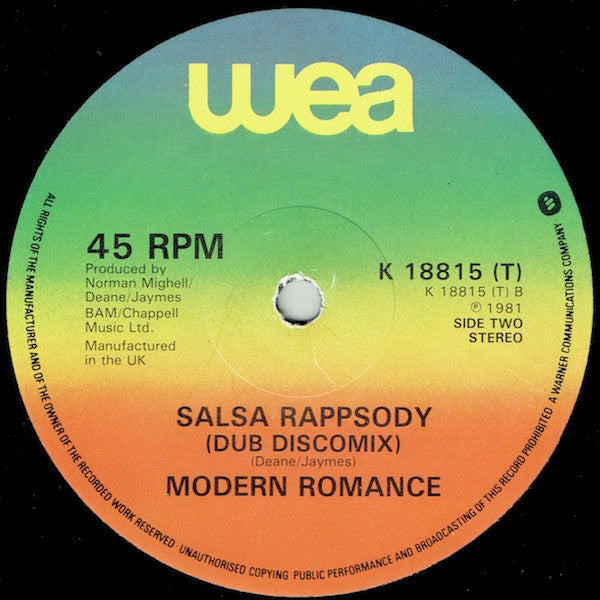Modern Romance – Everybody Salsa (NM, FUNDA VG+) BOX18