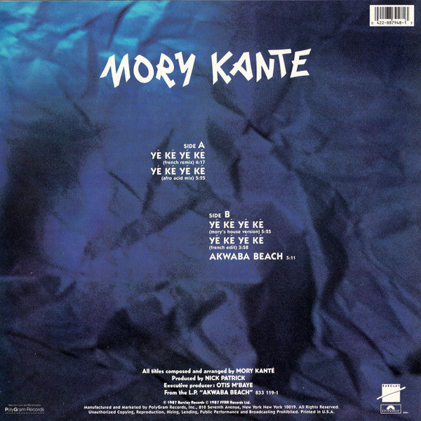 Mory Kanté – Yé Ké Yé Ké (NM, FUNDA EX) BOX21
