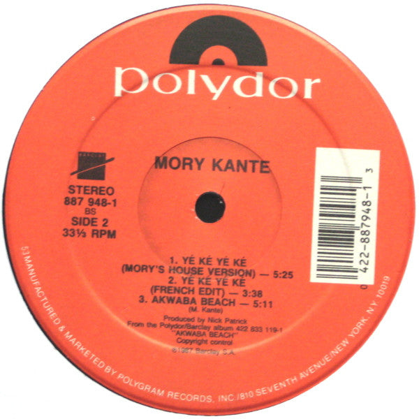 Mory Kanté – Yé Ké Yé Ké (NM, FUNDA EX) BOX21