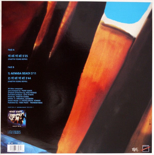Mory Kante – Yé Ké Yé Ké (Martyn Young Remix) (EX, FUNDA VG+) BOX16