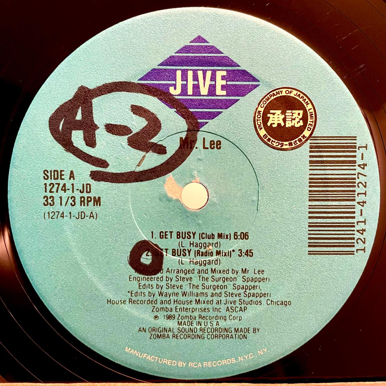 Mr. Lee – Get Busy (VG+) BOX29