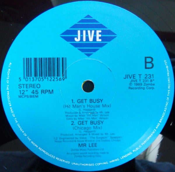 Mr. Lee – Get Busy (NM, FUNDA EX)