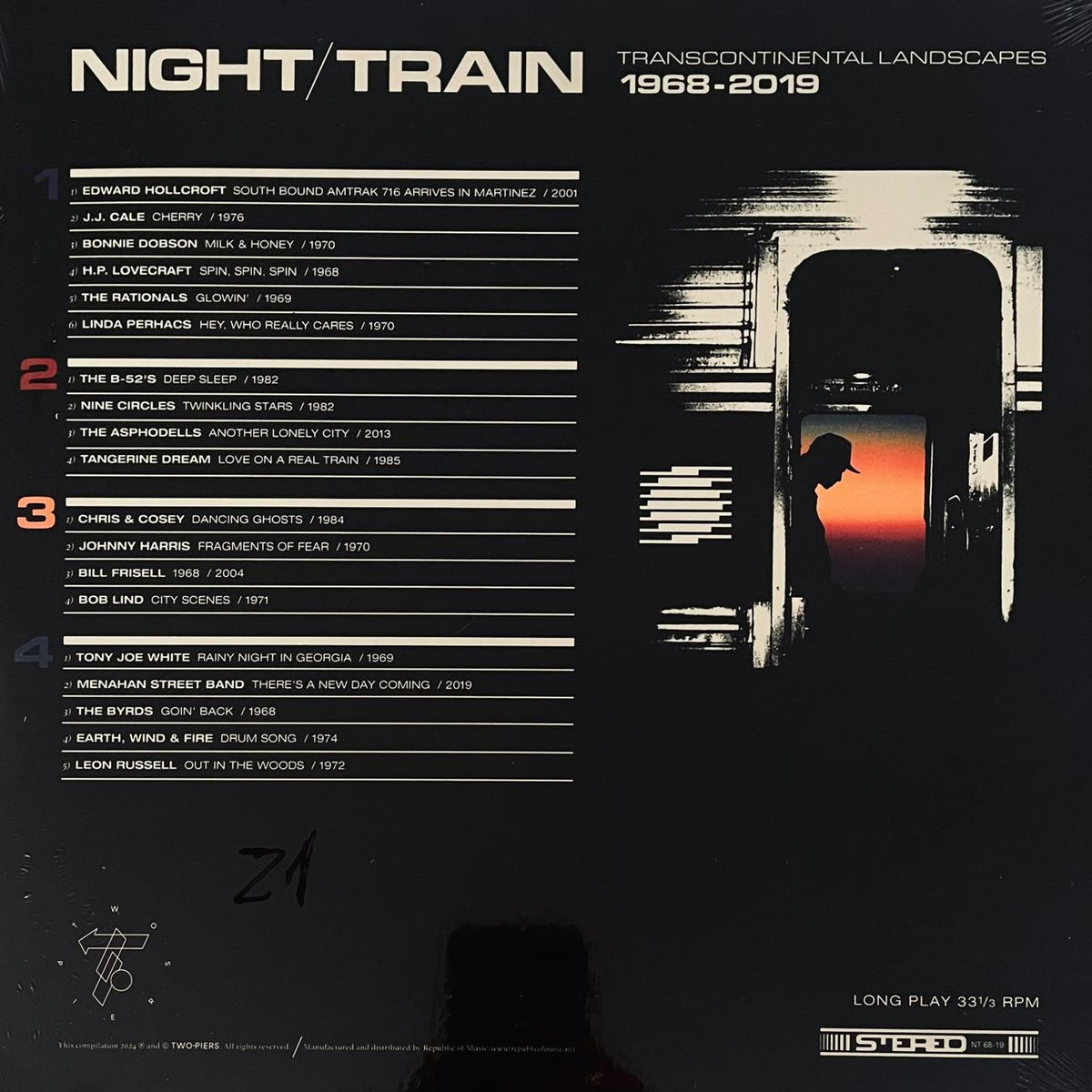 Various – Night/Train - Transcontinental Landscapes 1968-2019 / DISCO DOBLE (NUEVO, SELLADO)