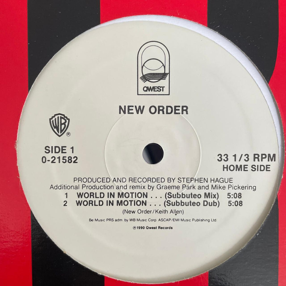 Englandneworder – World In Motion... (VG+) BOX32