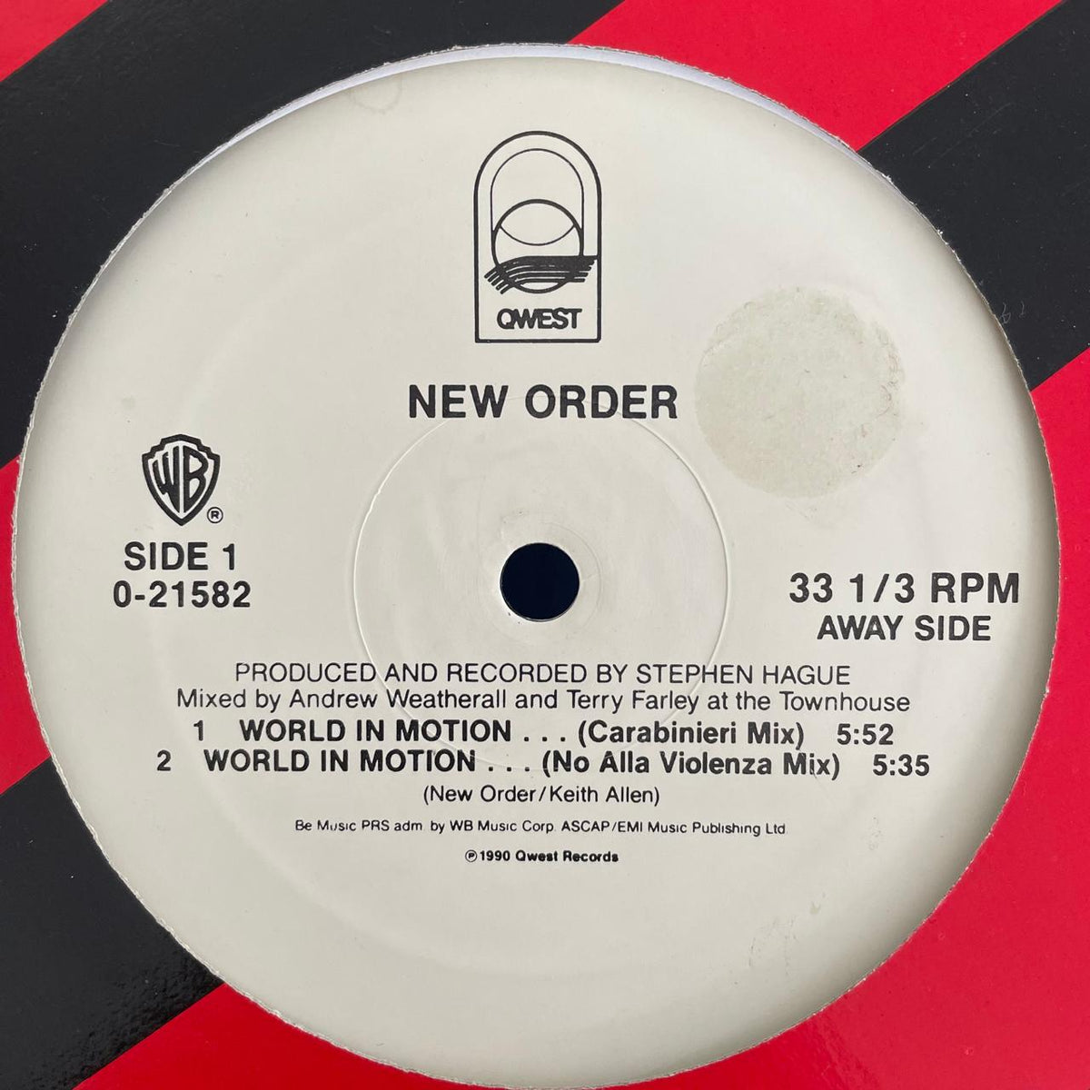 Englandneworder – World In Motion... (VG+) BOX32